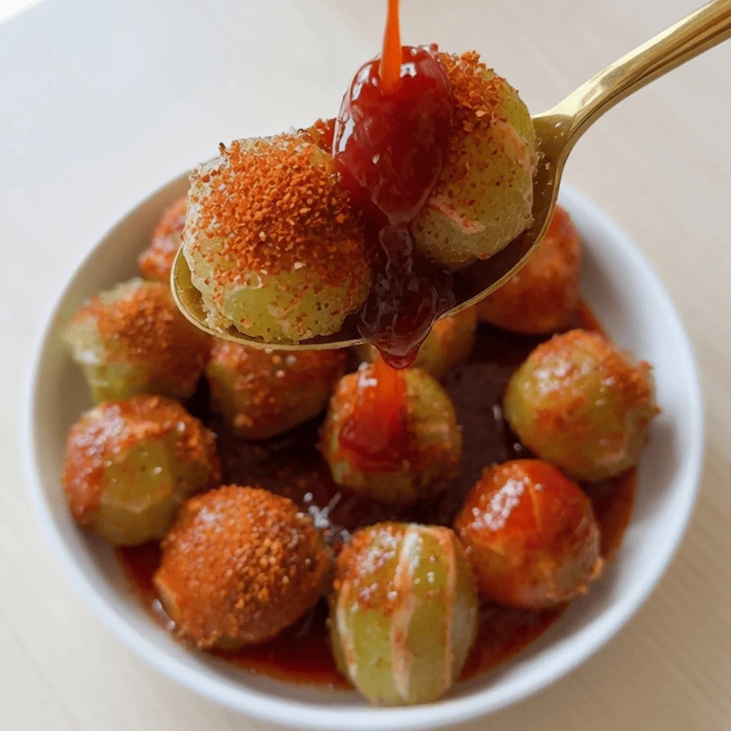 Limones con Chamoy y Tajín